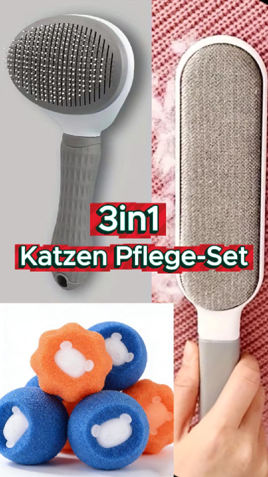 3in1 Katzen Pflege-Set